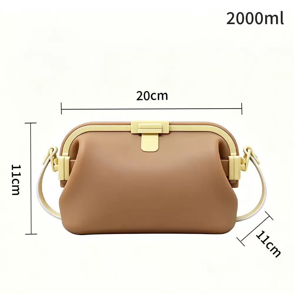 Women's Beach Tote | Silicone Pool Fashion Gym Bag | Silky PA66 nylon , Foldable , Waterproof , Sandproof , Heat-Resistant , Three-Buckle Design