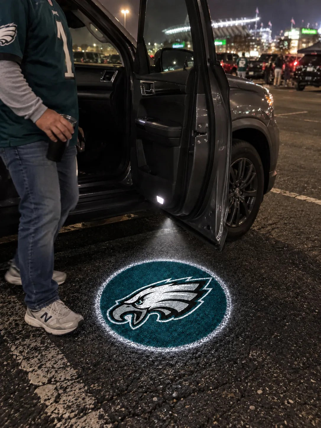 College Football Team Car Door Projector