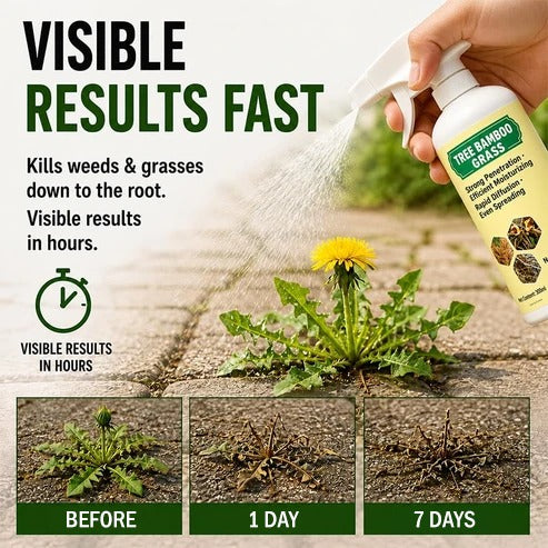 ✨2026 SALE - Fast-Acting Natural Weed & Grass Killer Spray