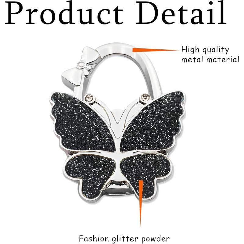 Butterfly Glitter Handbag Hanger
