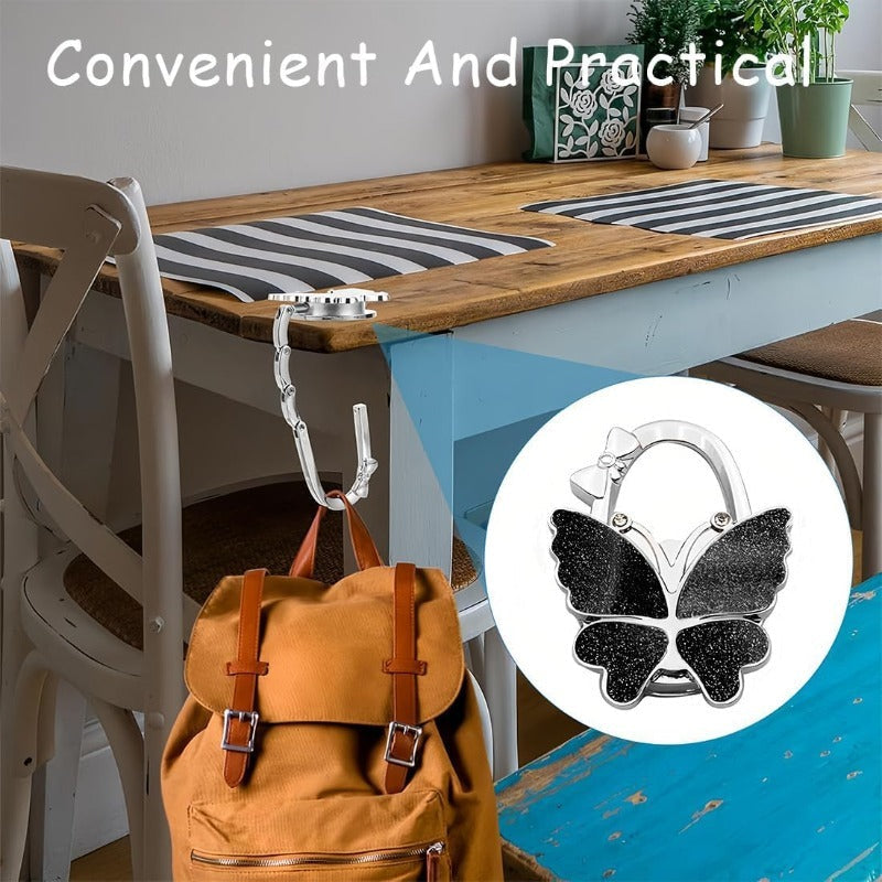 Butterfly Glitter Handbag Hanger