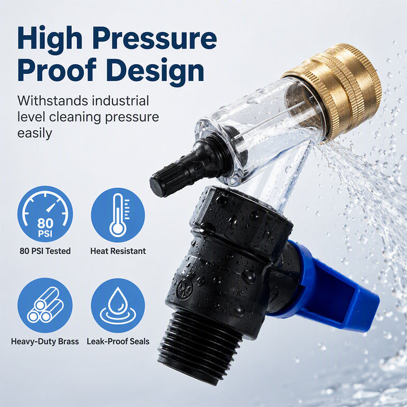 Universal Water Heater Cleaning Kit – Chemical-Free Sediment Remover with Rubber Gaskets