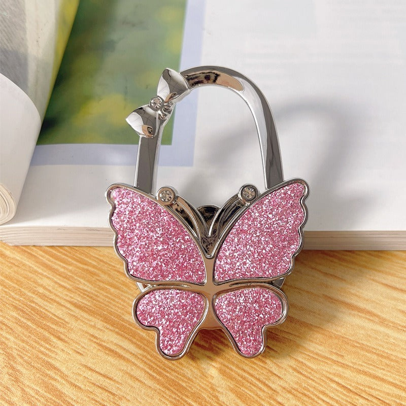 Butterfly Glitter Handbag Hanger