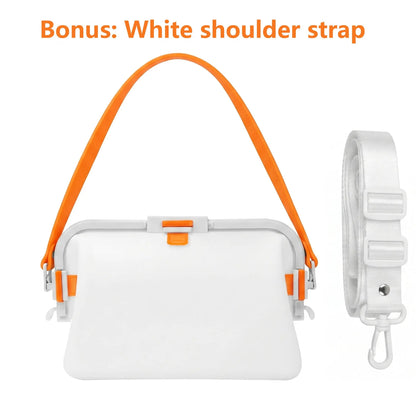 Women's Beach Tote | Silicone Pool Fashion Gym Bag | Silky PA66 nylon , Foldable , Waterproof , Sandproof , Heat-Resistant , Three-Buckle Design