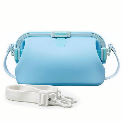 Women's Beach Tote | Silicone Pool Fashion Gym Bag | Silky PA66 nylon , Foldable , Waterproof , Sandproof , Heat-Resistant , Three-Buckle Design