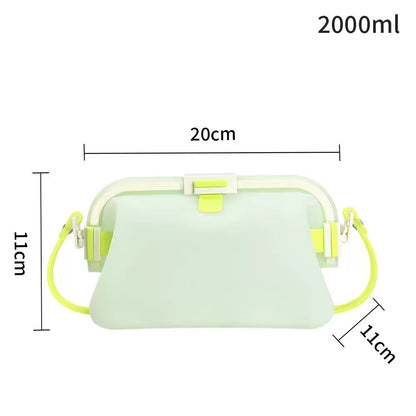 Women's Beach Tote | Silicone Pool Fashion Gym Bag | Silky PA66 nylon , Foldable , Waterproof , Sandproof , Heat-Resistant , Three-Buckle Design