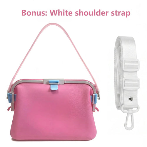 Women's Beach Tote | Silicone Pool Fashion Gym Bag | Silky PA66 nylon , Foldable , Waterproof , Sandproof , Heat-Resistant , Three-Buckle Design
