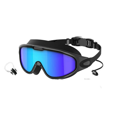 Swim Goggles - Wide View Anti-Fog & UV, No Leaking Swim Glasses for Men, Women, Kids Swimming
